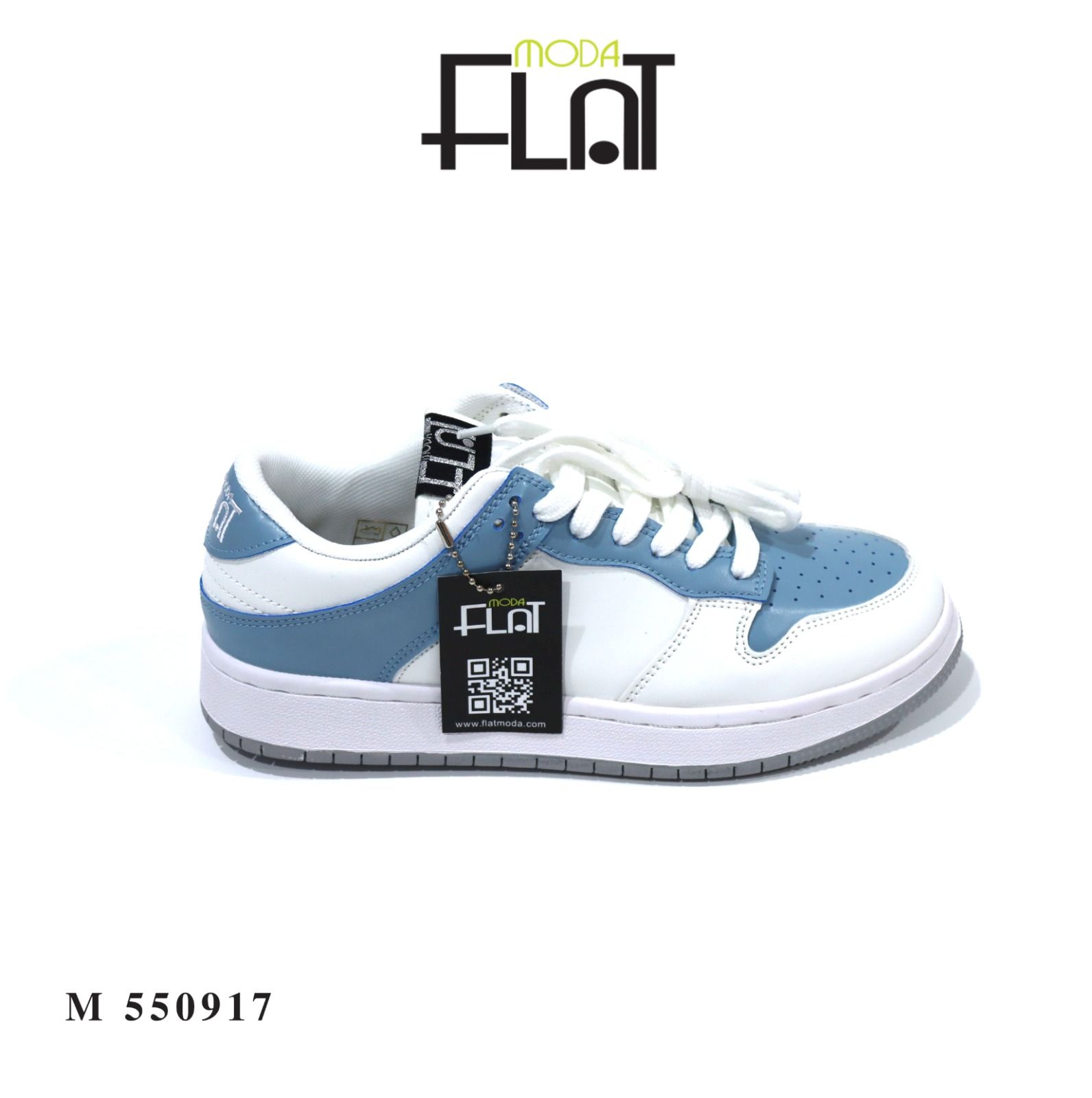 WHITE/SKYBLUE